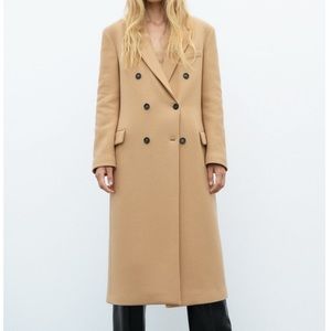 New! ZARA Oversized Wool Coat